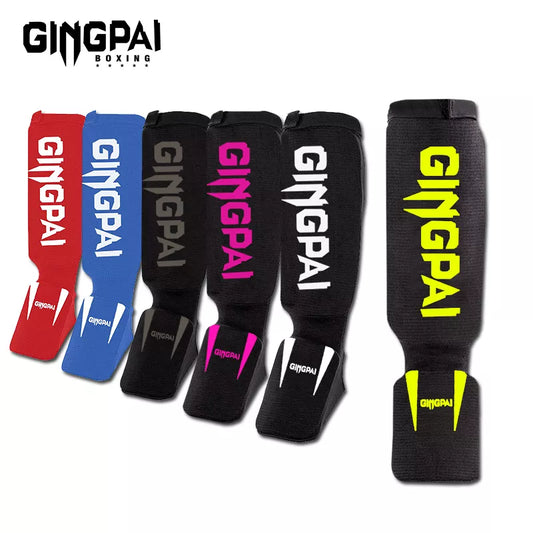 Cotton Boxing Shin Guards - MMA Instep Ankle Protector for Foot Protection