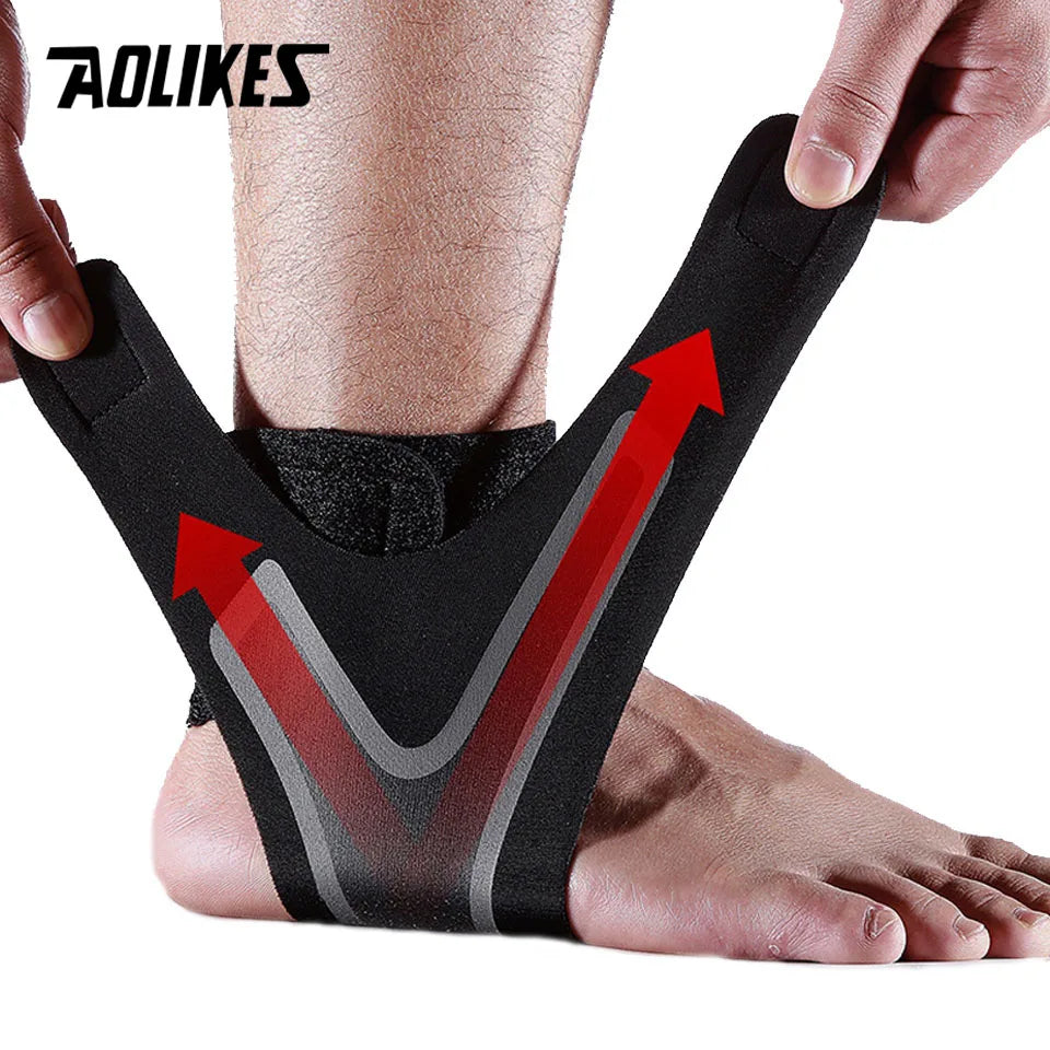 AOLIKES Ankle Support Brace: Elasticity Free Adjustment Protection for your foot!