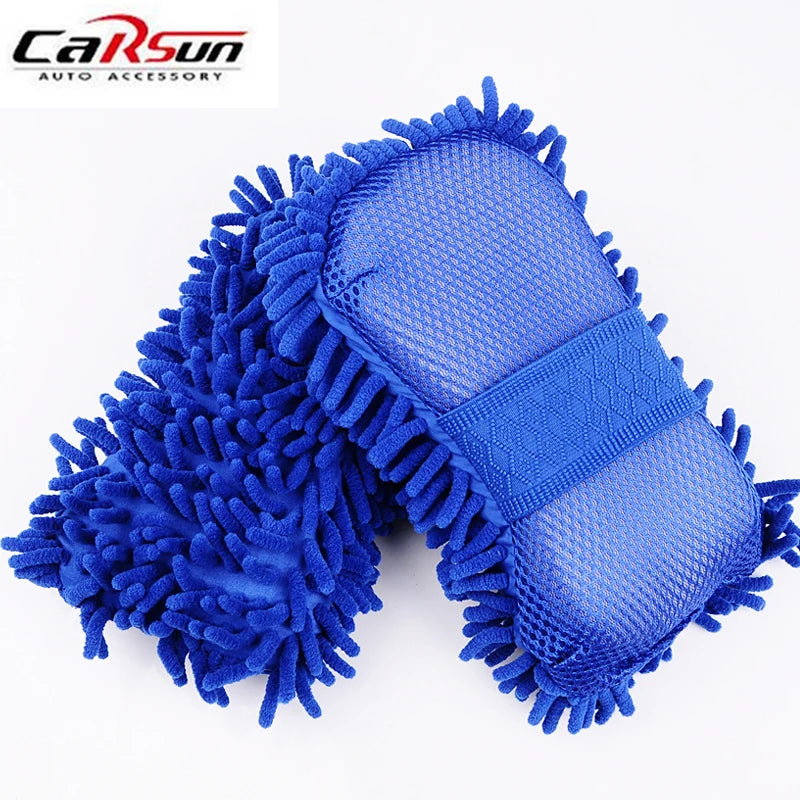 Carsun Microfiber Car Washer Sponge - Cleaning Car Care Detailing