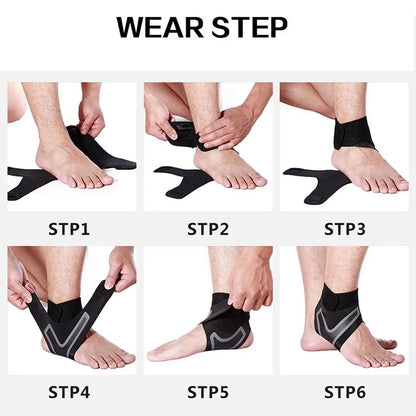 AOLIKES Ankle Support Brace: Elasticity Free Adjustment Protection for your foot!