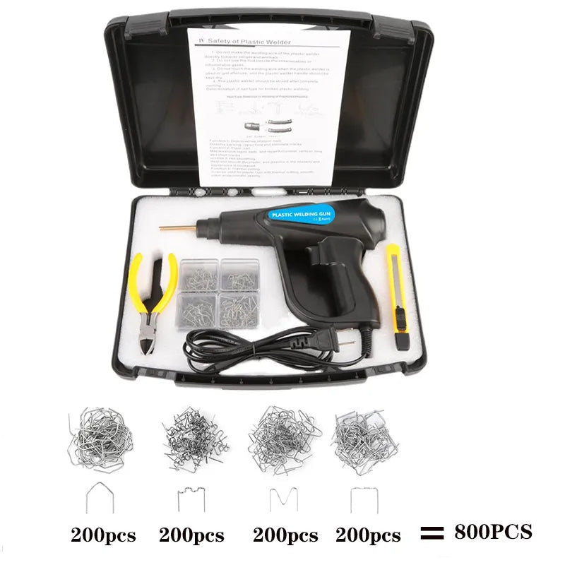 JOIGVFN 70W Hot Stapler Plastic Welding Machine - Auto Bodywork Bumper Repair Kit