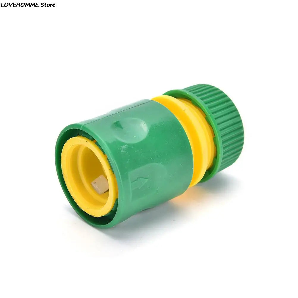 34mm 1/2" Hose Pipe Fitting Set: Quick Yellow Water Connector Adaptor for Effortless Garden and Lawn Watering