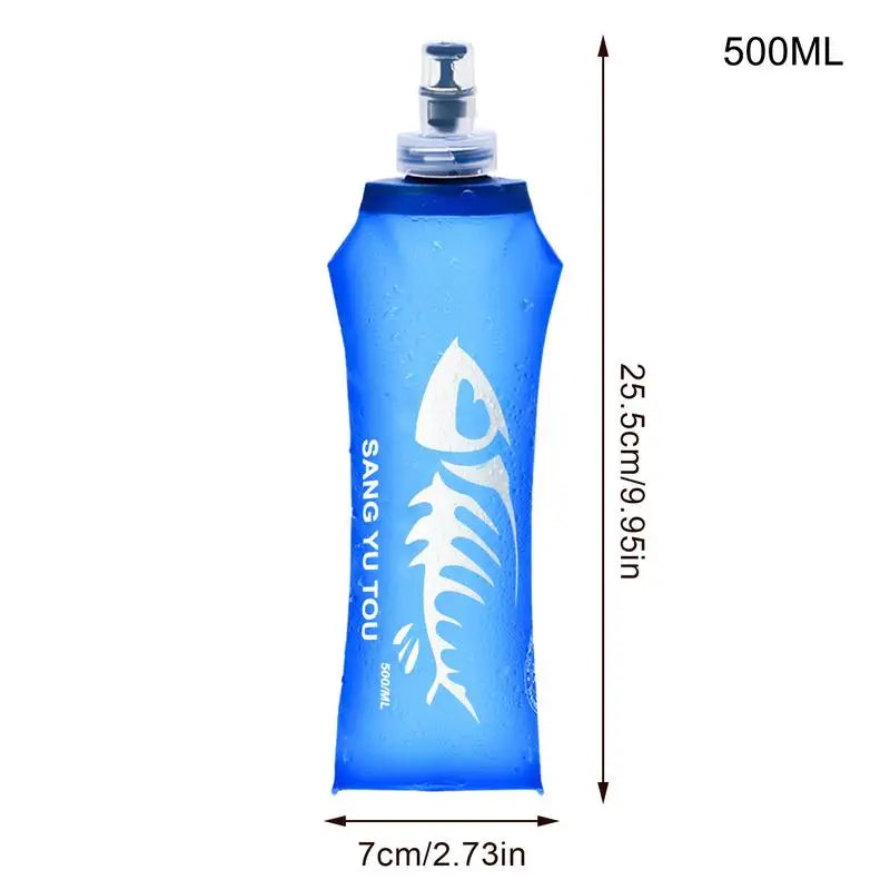 Foldable Water Bag - Portable Ultralight TPU Soft Flask