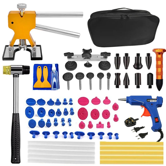 Auto Paintless Dent Removal Kit - Car Dent Repair Tools with Suction Cup Dent Puller, Dent Remover, and Complete Tool Kit for Automotive Body Repair