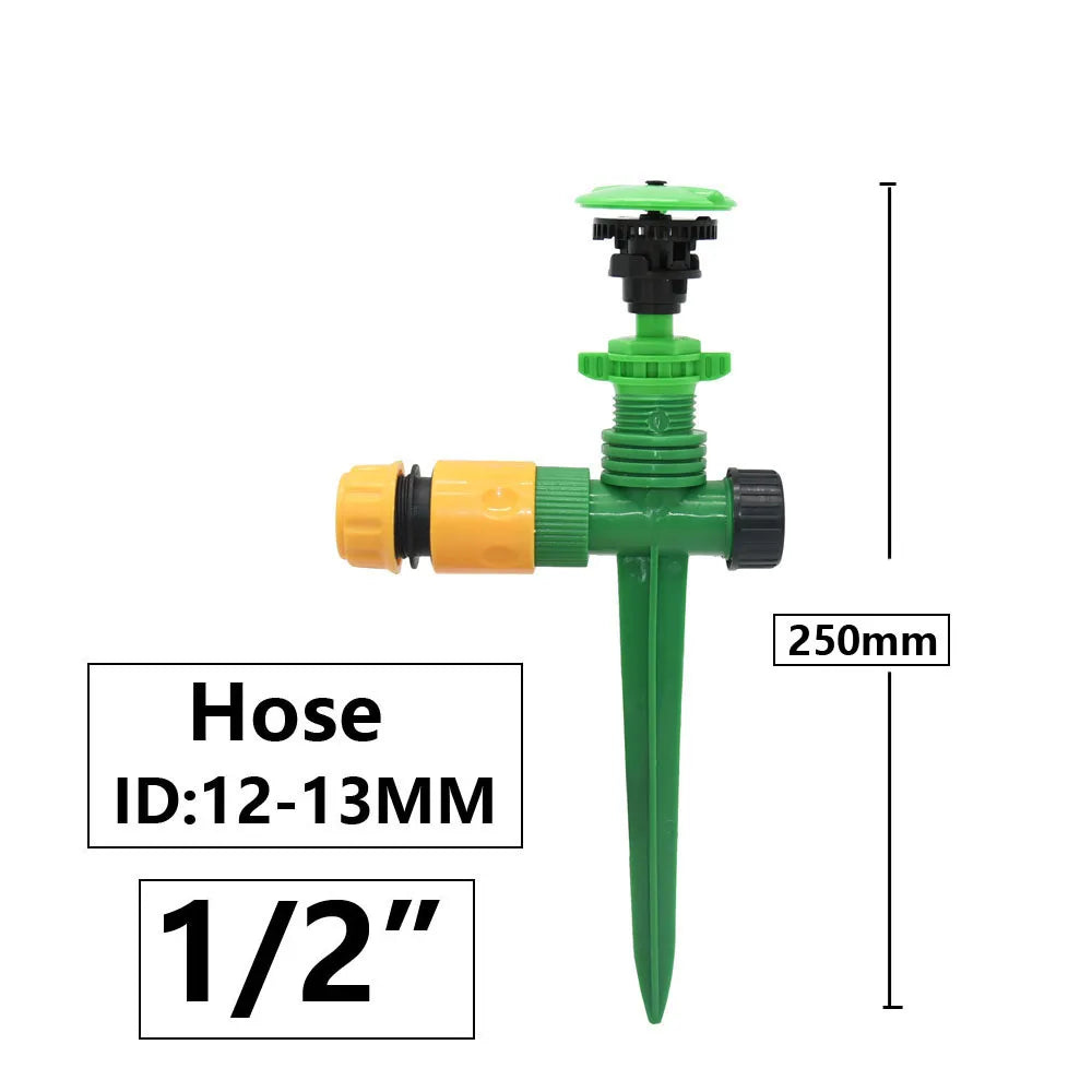 KWZL 1/2" Male Thread Automatic Rotating Jet Sprinklers: Efficient Garden, Lawn, and Farm Irrigation