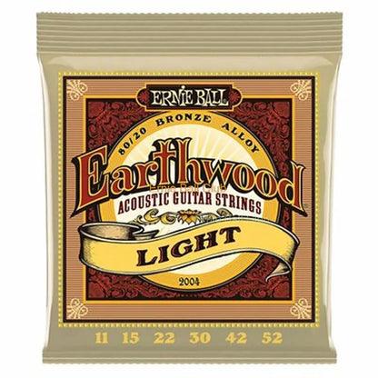 Ernie Ball Acoustic Guitar Strings Set Earthwood Bronze