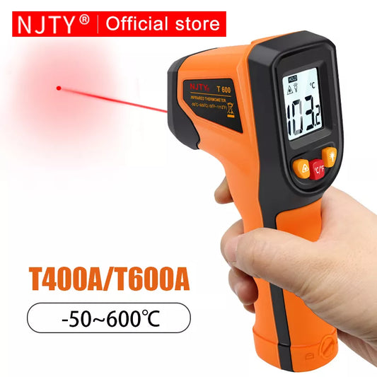 Infrared Thermometer , Handheld Heat Temperature  For Cooking Tester, Pizza Oven, Grill & Engine - Laser Surface Temp Read