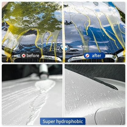 Revolutionize Your Car's Exterior with HGKJ-S6 9H Ceramic Car Coating Hydrochromo Paint Care Nano Top Quick Coat!