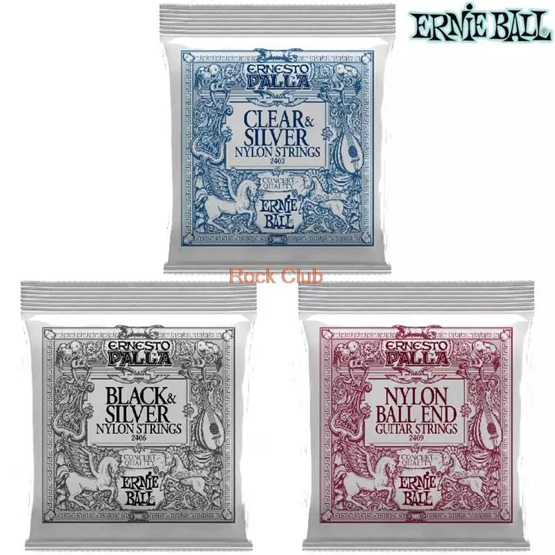 Ernie Ball Classical Guitar Strings - Nylon Fiber Strings for Classical Guitar