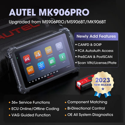 Autel MaxiCOM MK906PRO Diagnostic Tool Bluetooth Scanner