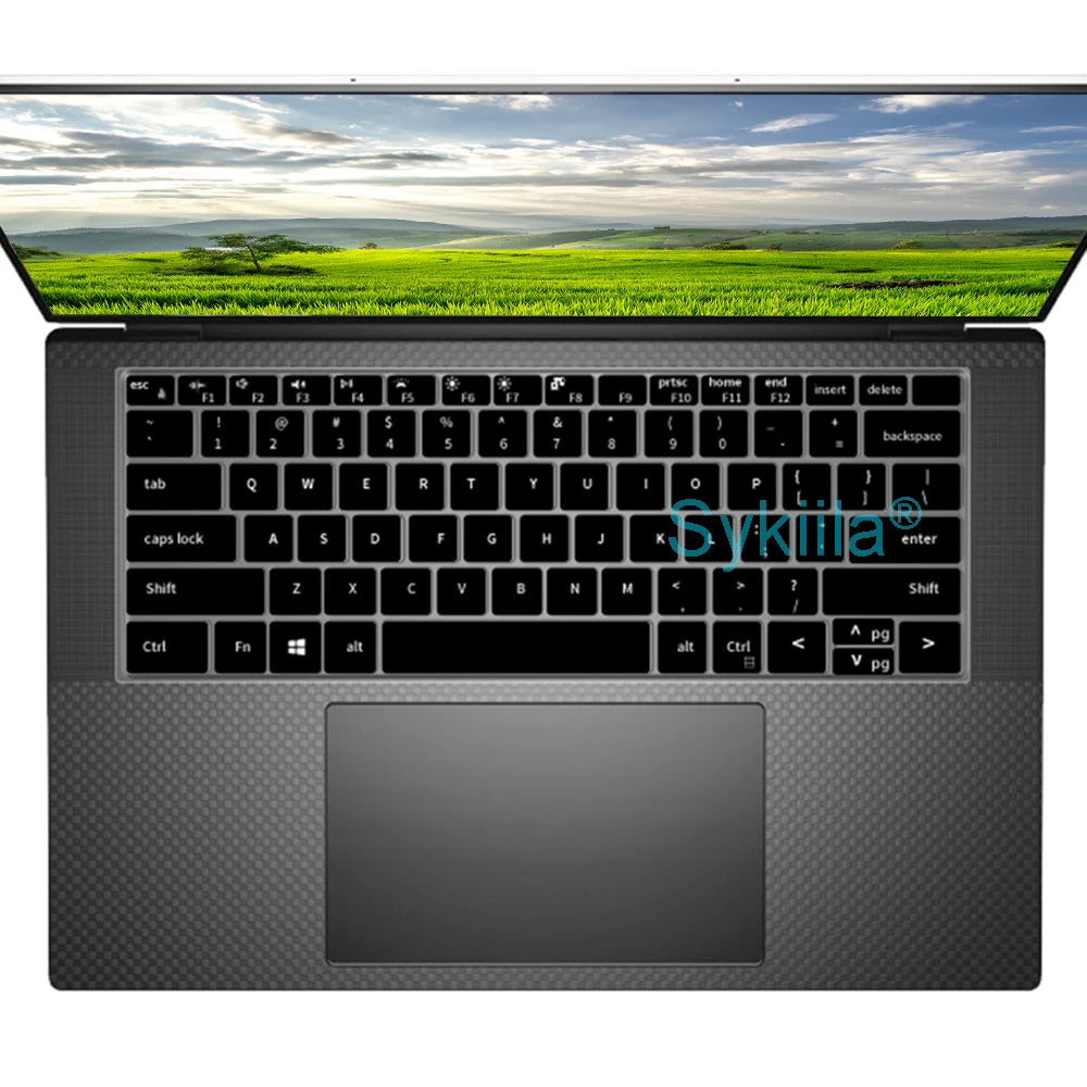 Keyboard Cover for Dell XPS 15 9500 9510 9520 7590 9550 9560 9570 9575 9650 - Sykiila Keyboard Cover: Ultimate Protection for Dell XPS 15 Laptops