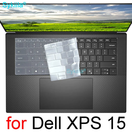 Keyboard Cover for Dell XPS 15 9500 9510 9520 7590 9550 9560 9570 9575 9650 - Sykiila Keyboard Cover: Ultimate Protection for Dell XPS 15 Laptops