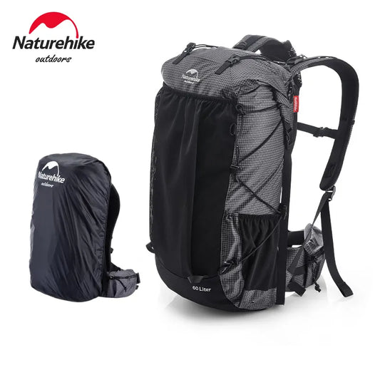 Naturehike Rock Series 60L Hiking Backpack - Waterproof Outdoor Sports Bag with Large Capacity