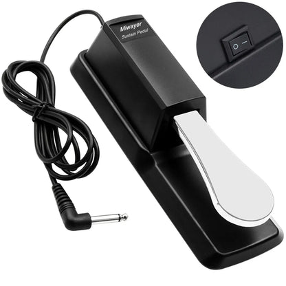 Miwayer Sustain Pedal with Polarity Switch