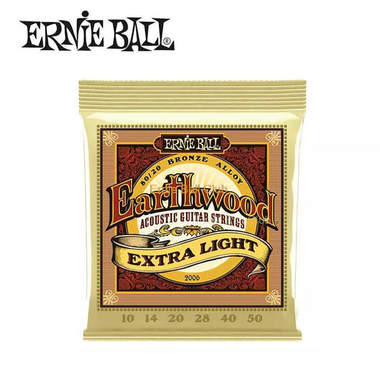 Ernie Ball Acoustic Guitar Strings Set Earthwood Bronze