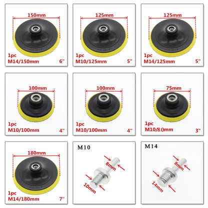 Flocking Sanding Disc Set - Perfect for Car Paint Care and Polishing