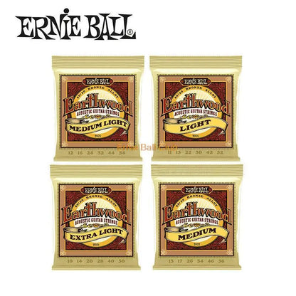 Ernie Ball Acoustic Guitar Strings Set Earthwood Bronze