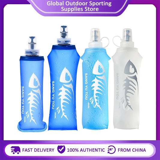 Foldable Water Bag - Portable Ultralight TPU Soft Flask