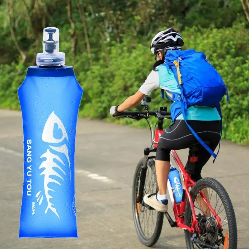 Foldable Water Bag - Portable Ultralight TPU Soft Flask