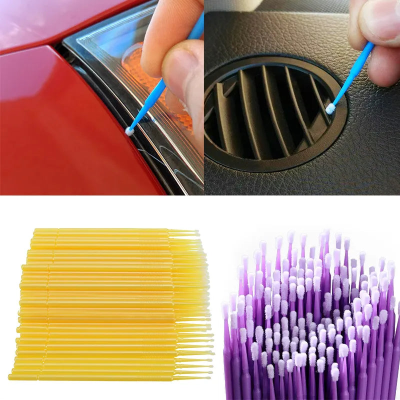 Enhance Precision with the 100pcs Car Maintenance Tool Brushes