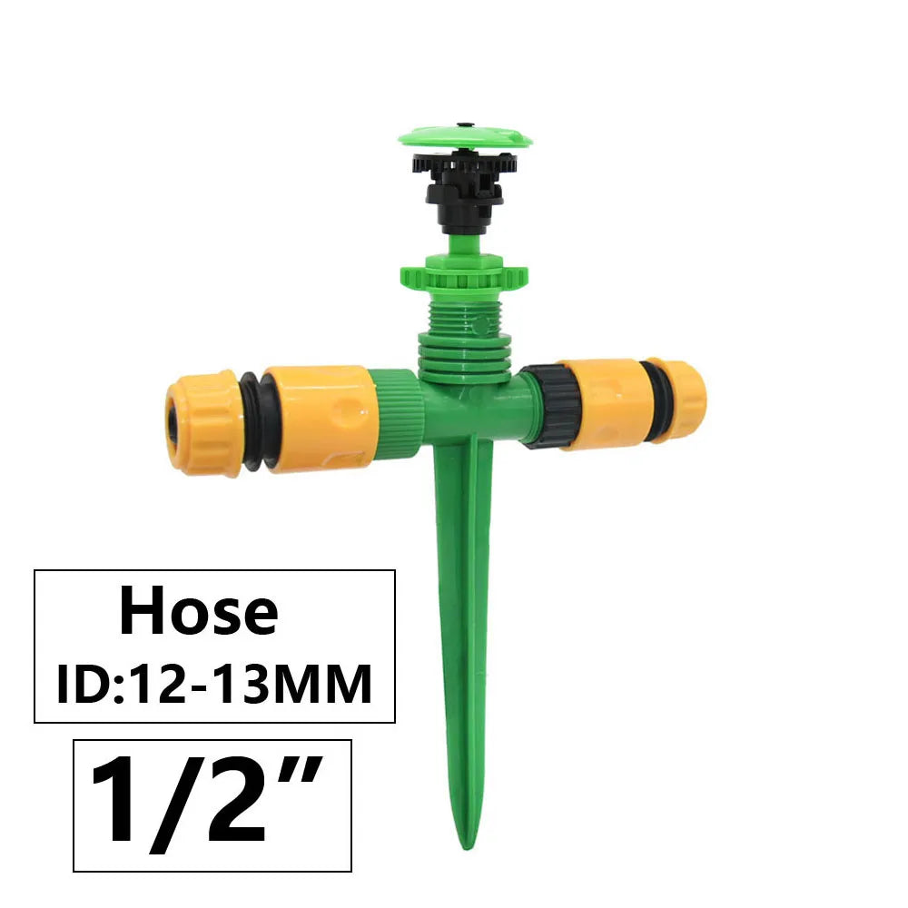 KWZL 1/2" Male Thread Automatic Rotating Jet Sprinklers: Efficient Garden, Lawn, and Farm Irrigation