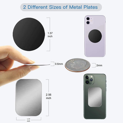 Thin Metal Plate Disk for Magnetic Car Phone Holder - Iron Sheet Sticker Disk